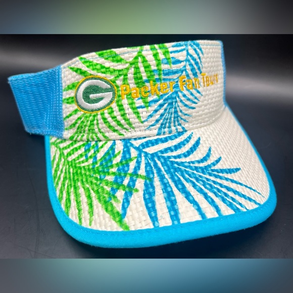 Green Bay Packers Fan‎ Tour Visor- Adjustable back, Embroidered front - Picture 1 of 5